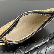 Bottega Veneta Small Gemelli Natural Black 24.5x19x7cm - 5