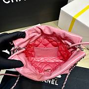 Chanel 22 Handbag Pink Silver 20cm - 4