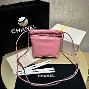 Chanel 22 Handbag Pink Silver 20cm - 3