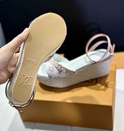 Louis Vuitton LV Helios Sandals Tweed White - 2