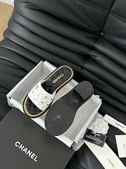 Chanel White Slides 07 1.5cm - 3