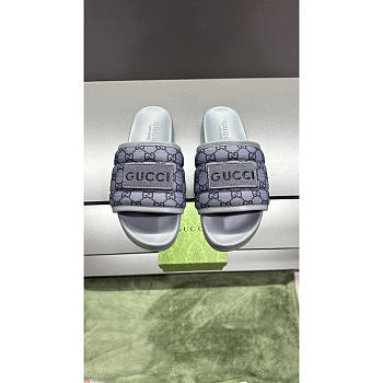 Gucci GG Slide Sandal Grey