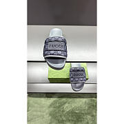 Gucci GG Slide Sandal Grey - 5