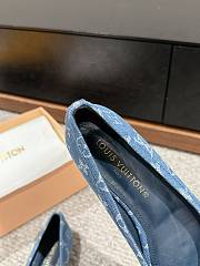 Louis Vuitton LV Blue Denim Ballerina Flat - 5