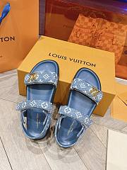 Louis Vuitton LV Blue Denim Sandal - 3