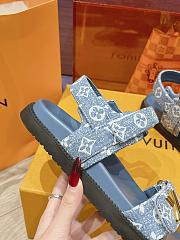 Louis Vuitton LV Blue Denim Sandal - 2