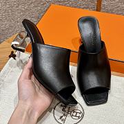 Hermes Black Heel 6cm - 1