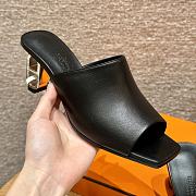 Hermes Black Heel 6cm - 5