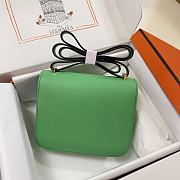 Hermes Constance Green Bag Epsom Gold 19cm - 3