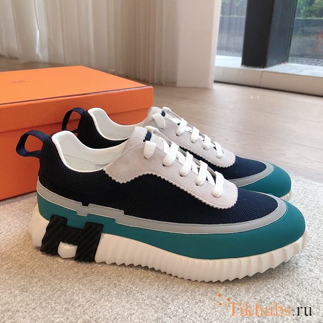 Hermes Bouncing Sneaker Multicolore Marine - 1