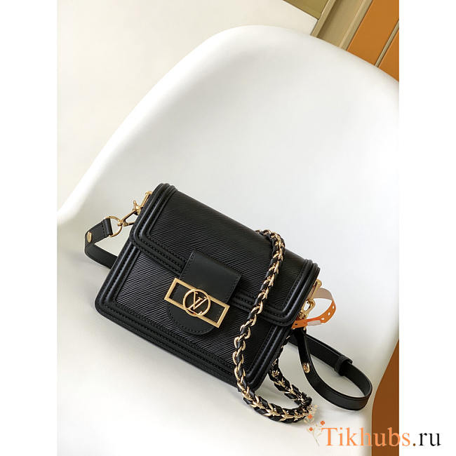 Louis Vuitton LV Mini Dauphine Epi Leather Black 20 x 15 x 9 cm - 1