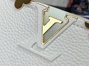 Louis Vuitton LV Capucines White Gold 21cm - 4