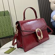 Gucci Dionysus Medium Top Handle Bag Red 29x20x10.5cm - 3