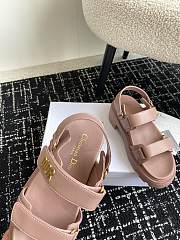 Dior Dioract Platform Sandal Pink Lambskin - 5