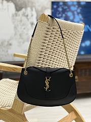 YSL Sienna Leather Black Shoulder Bag 31x26x6cm - 1