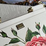 Dolce & Gabbana Sicily Tote In Harpeonie Panna White 25x20x12cm - 5