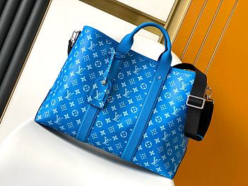 Louis Vuitton LV Weekend Tote Agave Blue 43 x 34 x 17.5 cm