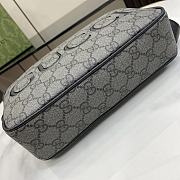 Gucci Mini Shoulder Bag Grey Black 14x23.5x6cm - 4