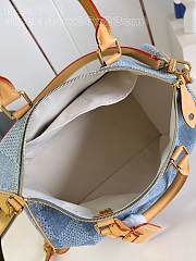 Louis Vuitton LV Speedy 40 Bandoulière Damier Blue 40 x 26 x 23 cm - 6