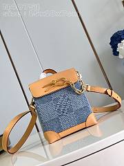 Louis Vuitton LV Nano Steamer Damier Blue 15 x 18 x 7 cm - 1