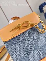 Louis Vuitton LV Nano Steamer Damier Blue 15 x 18 x 7 cm - 6