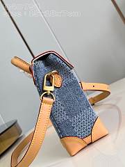 Louis Vuitton LV Nano Steamer Damier Blue 15 x 18 x 7 cm - 4