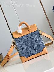 Louis Vuitton LV Nano Steamer Damier Blue 15 x 18 x 7 cm - 3