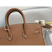 Hermes Birkin 25 Togo Bag Gold Brown 25cm - 2