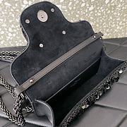 Valentino Garavani Loco Shoulder Bag Black 19x10.5x5cm - 5