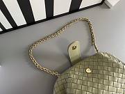 Bottega Veneta Lauren 1980 Clutch Green 31cm - 5