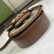 Gucci Horsebit 1955 Mini Top Handle Bag 18x15x6.5cm - 4