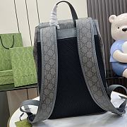 Gucci Ophidia Small GG Backpack Grey 29x40.5x13.5cm - 4