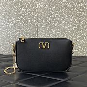 Valentino Garavani Mini VLogo Black Crossbody Bag 20.5x10.5x5cm - 1