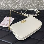 Valentino Garavani Mini VLogo White Crossbody Bag 20.5x10.5x5cm - 5