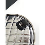 Chanel Metallic Calfskin Round Bracelet Clutch 22x22x4cm - 6