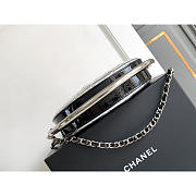 Chanel Metallic Calfskin Round Bracelet Clutch 22x22x4cm - 4