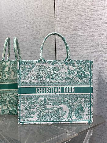 Dior Large Dioriviera Book Tote Aquamarina 42x18x35cm