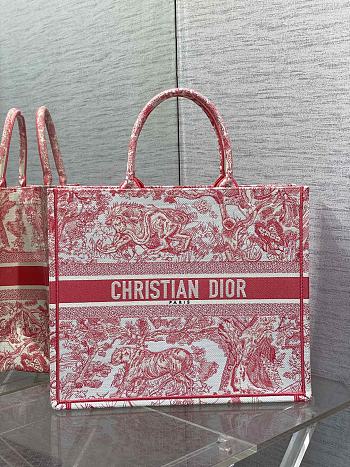 Dior Large Dioriviera Book Tote Pink 42x18x35cm