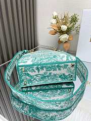 Dior Medium Dioriviera Lady D-Lite Bag Aquamarina 24 x 20 x 12 cm - 3