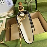 Gucci Small Diana White Shoulder Bag Bamboo 26cm - 6