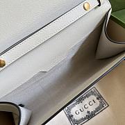 Gucci Small Diana White Shoulder Bag Bamboo 26cm - 3