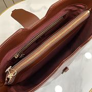 Gucci Medium Bucket Shoulder Bag Brown 25.5x28x16.5cm - 5