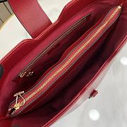 Gucci Medium Bucket Shoulder Bag Red 25.5x28x16.5cm - 3