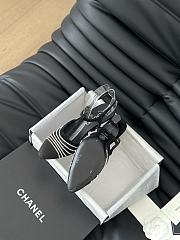 Chanel Black Heel Sandal 8cm - 5