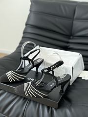 Chanel Black Heel Sandal 8cm - 3