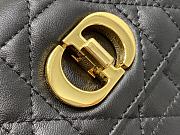 Dior Miss Caro Mini Bag Black Macrocannage Lambskin 19 x 13 x 5.5 cm - 2