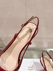 Dior Tribales Slingback Pump Red Patent Calfskin 8cm - 5