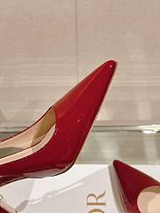 Dior Tribales Slingback Pump Red Patent Calfskin 8cm - 4