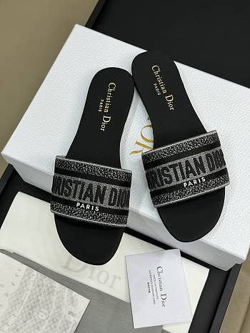 Dior Black Slides