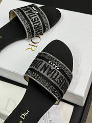 Dior Black Slides - 3